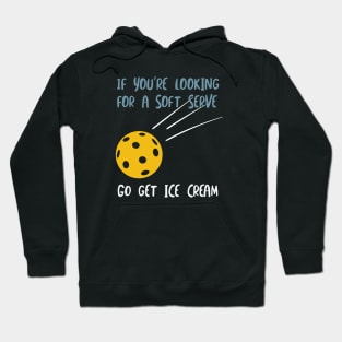 Funny Pickleball Pun Soft Serve Ice Cream Hoodie